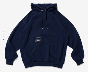 ネイビーM WTAPS CROSS BONES HOODY ダブルタップス クロスボーン パーカー