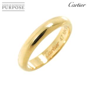カルティエ Cartier クラシック バンド #47 リング K18 YG イエローゴールド 750 指輪 Classic Band Ring【証明書付き】 90232608