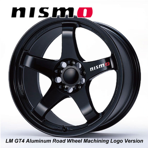 【在庫有】ニスモ NISMO LM GT4 10.5Jx18 +15 5H/114.3 マシニングロゴ 2024ver. ブラック 1台分 4本