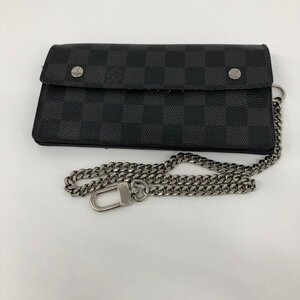 LOUIS VUITTON ルイヴィトン 財布 ダミエグラフィット ポルトフォイユ アコルディオン N60023 箱・保存袋付き【CLBCB031】