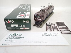 KATO/カトー 関水金属 鉄道模型 HOゲージ EF58形 直流電気機関車 大窓(茶色) 1-302 § 70E20-30