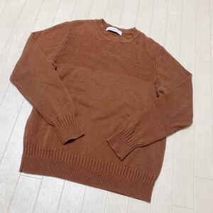 3806☆ GREEN LABEL RELAXING UNITED ARROWS トップス ニット セーター カジュアル メンズ S ブラウン