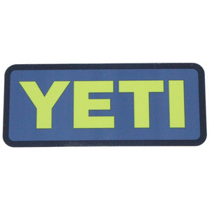 イエティ ロゴ ステッカー YETI LOGO STICKER A シール デカール クーラー タンブラー アウトドア チューン デコ カスタム ネコポス 新品