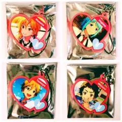 新品★あんスタ【Ra*bits】アニカフェ★ラバーチャーム★4点セット