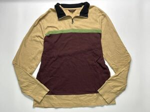 Paul Smith ポールスミス シンプル トップス ニット プルオーバー スウェット カットソー ハーフジップ メンズ L