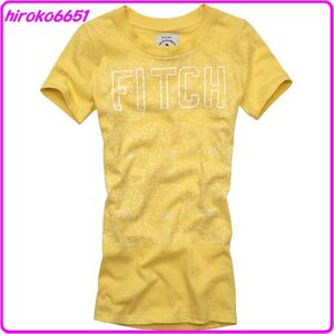 ☆新品 ！011 M★アバクロ Tシャツ Tee★ Miriam(YE) ウーマン M ★Abercrombie & Fitch☆