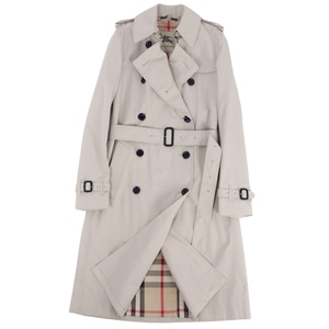 美品 バーバリー ロンドン BURBERRY LONDON コート トレンチコート 裏チェック 英国製 アウター レディース UK6 cf01dt-rm05f08622