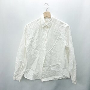 ◇ ⊇ URBAN RESEARCH DOORS 長袖 シャツ サイズ1 ホワイト レディース メンズ E