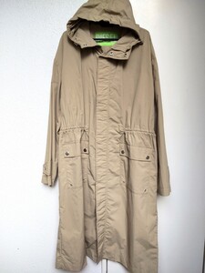 美品☆DIESEL☆ディーゼル☆ナイロン コート/J-LUIS JACKET 21AW/サイズ:M/エンブロイダリーコート/定価:63,800円/ベージュ/メンズ