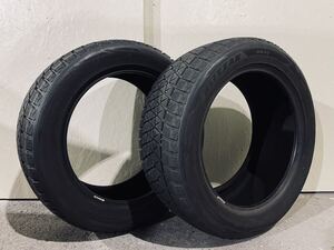 ★溝あり パンク無し★ 2本 265/50R19 スタッドレス タイヤ ブリヂストン ブリザック DM-V2 ブリジストン DMV2 ポルシェ A-8-28