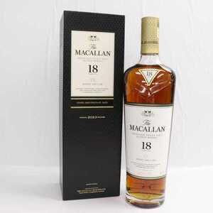 The MACALLAN（マッカラン）18年 シェリーオークカスク 2023 43% 700ml ※箱キズ L25A060001