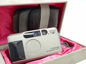 ●○【元箱付】CONTAX T2 コンパクトフィルムカメラ コンタックス ケース付○●028111001Jm○●