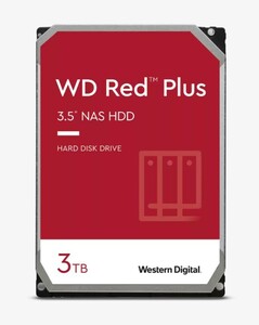 Western Digital Red Plus ハードディスク（3TB）