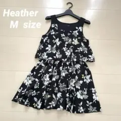 Heather 花柄 ワンピース