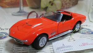 ★絶版*フランクリンミント*1/24*1969 Corvette 427 Stingray Coupe モナコオレンジ