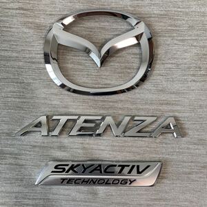 MAZDA エンブレム マツダマーク アテンザ アテンザワゴン オーナメント 純正 GJアテンザ マツダ ATENZA 純正品　純正パーツ