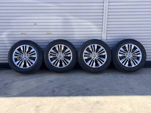 a87 新車外し TOYOTA 40系 アルファード 純正 225/60 R18 7J×18 ET40 PCD120 ５H タイヤホイール4本