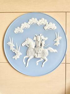 新品未使用 入手困難 レア ウェッジウッド WEDGWOOD サムライプレート ジャスパー 五月人形 こどもの日 イギリス製