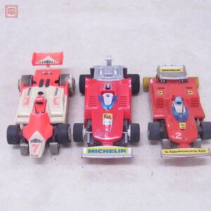 エポック/トミー TYCO AFX HOスケール スロットカー フェラーリ F1/マクラーレン F1 まとめて3点セット ジャンク【10