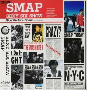 LD SMAP 「SEXY SIX SHOW」中居正広 木村拓哉 稲垣吾郎 草彅剛 香取慎吾 森且行