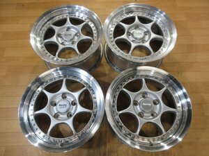 ENKEI エンケイレーシングS ホイール 4本 5H-114.3 16インチ 7J+32 8J+32 SW20 MR2 70 スープラ シルビア ローレル スカイライン FC RX-7