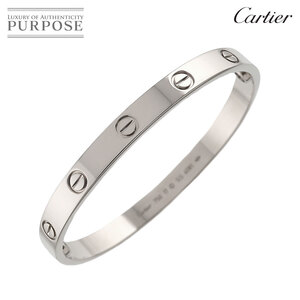 カルティエ Cartier ラブ ブレス #17 K18 WG ホワイトゴールド 750 ブレスレット バングル Love Bracelet 90250998