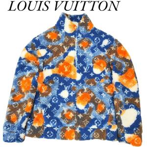 23SS LOUIS VUITTON ルイヴィトン モノグラム カモ フリース　RM231Q