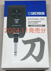 未開封品 2024.11月発売分 刀GO KATANA:GO KATANA GO カタナゴー BOSS ボス ヘッドフォンアンプ ギター ベース