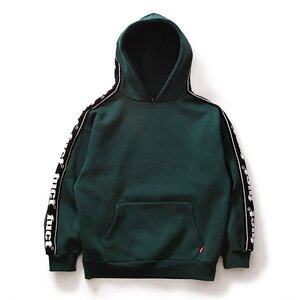 Fuct (ファクト) パーカー プルオーバー OG LOGO RIBBED HOODIE GREEN