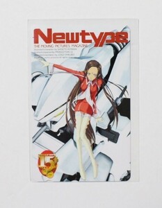 ファイブスター物語(機動戦士ガンダム)永野護 ララァ・スン フォー・ザ・バレル/Newtype 15周年記念 テレホンカード 非売品 新品未使用品