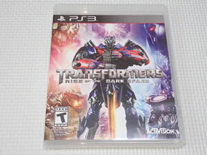 PS3★TRANSFORMERS RISE OF THE DARK SPARK 海外版 北米版★箱付・ソフト付