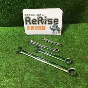 snap-on コンビネーションレンチ4本セット 8・3/8・13・15 スナップオン【中古】