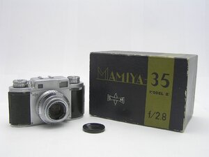 ★ハローカメラ★1円スタート★3595 MAMIYA-35 MODEL II f/2.8 箱付 【難有 動作品】 現状 即決有り