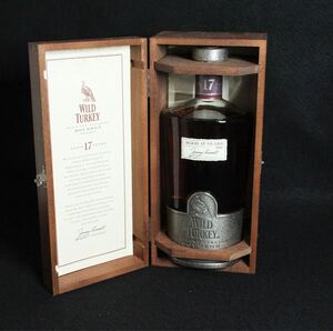 終売品 未開栓 ワイルド ターキー 17年 750ml 50.5% リミテッドエディション 木箱付 WILDTURKE（ウイスキー・バーボン） 