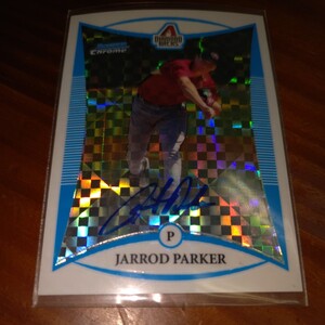 2008 bowmanchrome jarrod parker x-fractor 175/250