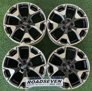 ★SUBARU スバル XV GT 純正 17×7J +55 PCD100 5穴 5H ハブ:約56mm 4本Set アルミホイール 中古 ★送料無料