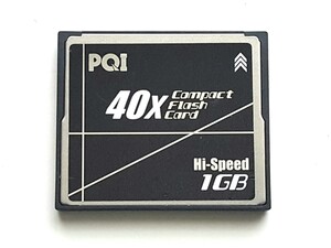 【残り1枚】☆美品☆ CFカード 1GB 40x ピーキューアイ PQI コンパクトフラッシュ CompactFlash Card