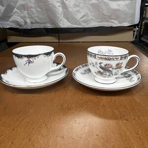 ［b24110123] ウェッジウッド　Wedgwood カップ&ソーサー　クタニクレーン　チャトレー　　九谷　壺スタンプ　美品　おまとめ