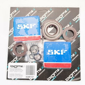 Bearing and oil seal set for crankshaft -BGM ORIGINAL- Vespa 50 125 ET3 PK50 PK125 - 1x 6303 + 1x 6204 - incl. O-ring ベスパ