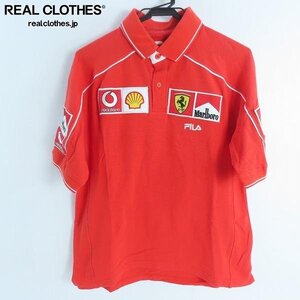 ☆FILA フィラ FERRARI/フェラーリ ポロシャツ/05616932/M /000