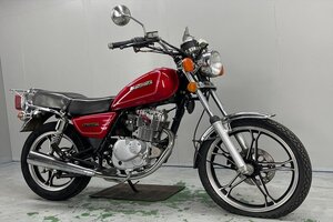 GN125H 売り切り！１円スタート！☆始動動画有☆エンジン好調！PCJG9！ノーマル！リアキャリア！メッキフェンダー！全国配送！福岡佐賀