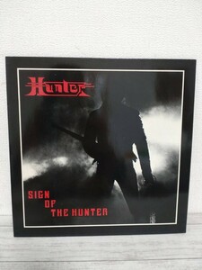 【ドイツ盤LPレコード】 HUNTER Sign Of The Hunter ドイツ 正統派HM　Germany