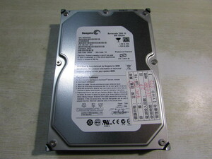 【YHD0579】★（注意）Seagate ST3400820AS 3.5inch/内蔵HDD/S-ATA/400GB/電源投入回数:29回/累積時間:36088時間★中古