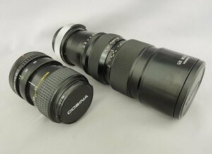 【ジャンク品】For Canon FDマウント COSINA 35-70ｍｍ F3.5-4.8MC KOMURA Zoom 925 90-250mm F4.5　カビあり