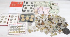 【行董】外貨 記念硬貨 大量まとめ 中国 シンガポール アメリカ ハワイ 韓国 総重量約3㎏ アンティーク コレクション DE000ABH65