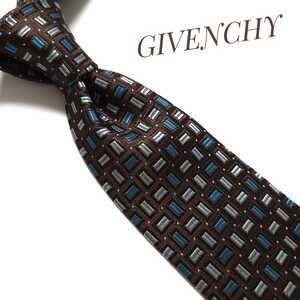 美品 GIVENCHY ジバンシー ネクタイ ハイブランド ブランド 茶 1385