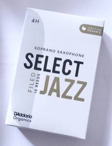 ダダリオ WoodWinds リード ソプラノサックス用 SELECT JAZZ FILED ORSF10SSX4H [硬さ:4H] 10枚入り