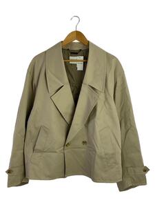 MONKEY TIME◆COTTON GABA CROPPED COAT/M/コットン/ベージュ/8325-104-0967