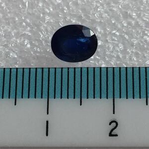 ブルーサファイア 1.45ct 7.43mm x 6.0 mm x 3.74 mm