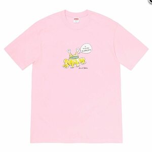 20S/S Supreme Daniel Johnston Frog Tee(M・Light Pink) 国内オンライン購入 新品・未開封 シュプリーム ダニエル ジョンストン Tシャツ